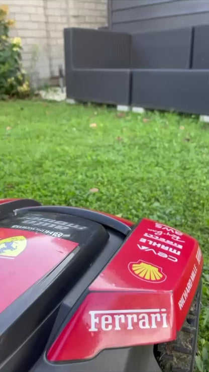 Ferrari decals for Husqvarna Automower and Gardena Sileno